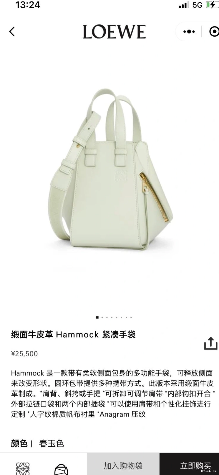 Loewe Reliable Bags 73351 Hammock 0727